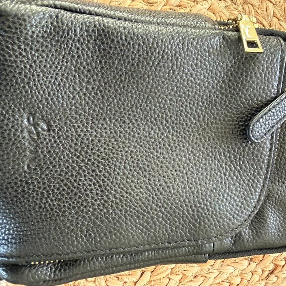 S-ZONE Genuine Leather RFID Blocking Small Sling Bag Women Crossbody Fanny Pack - Picture 4 of 7